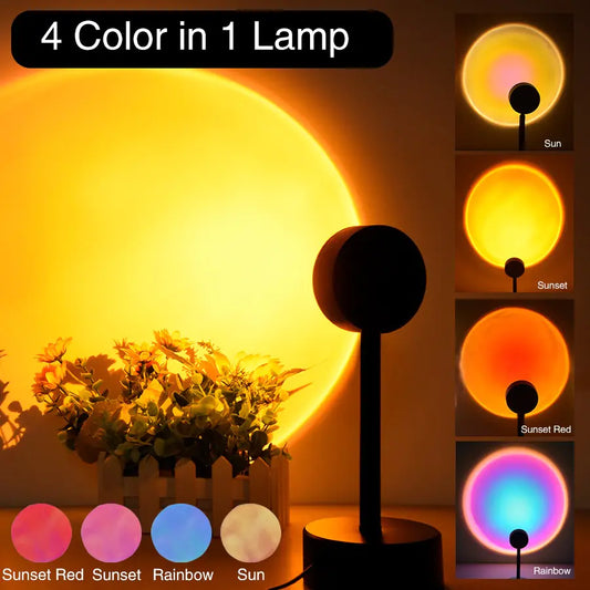 Fall Projection Lamp 4 in 1 Color